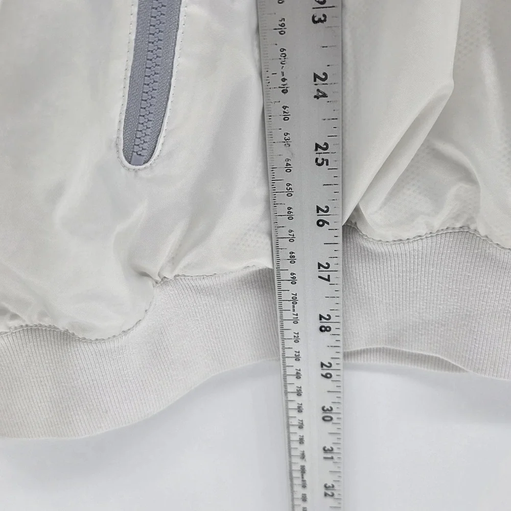 Vintage Nike Men's XL Sportswear Windrunner Hooded Jacket‎ White Colorway Track